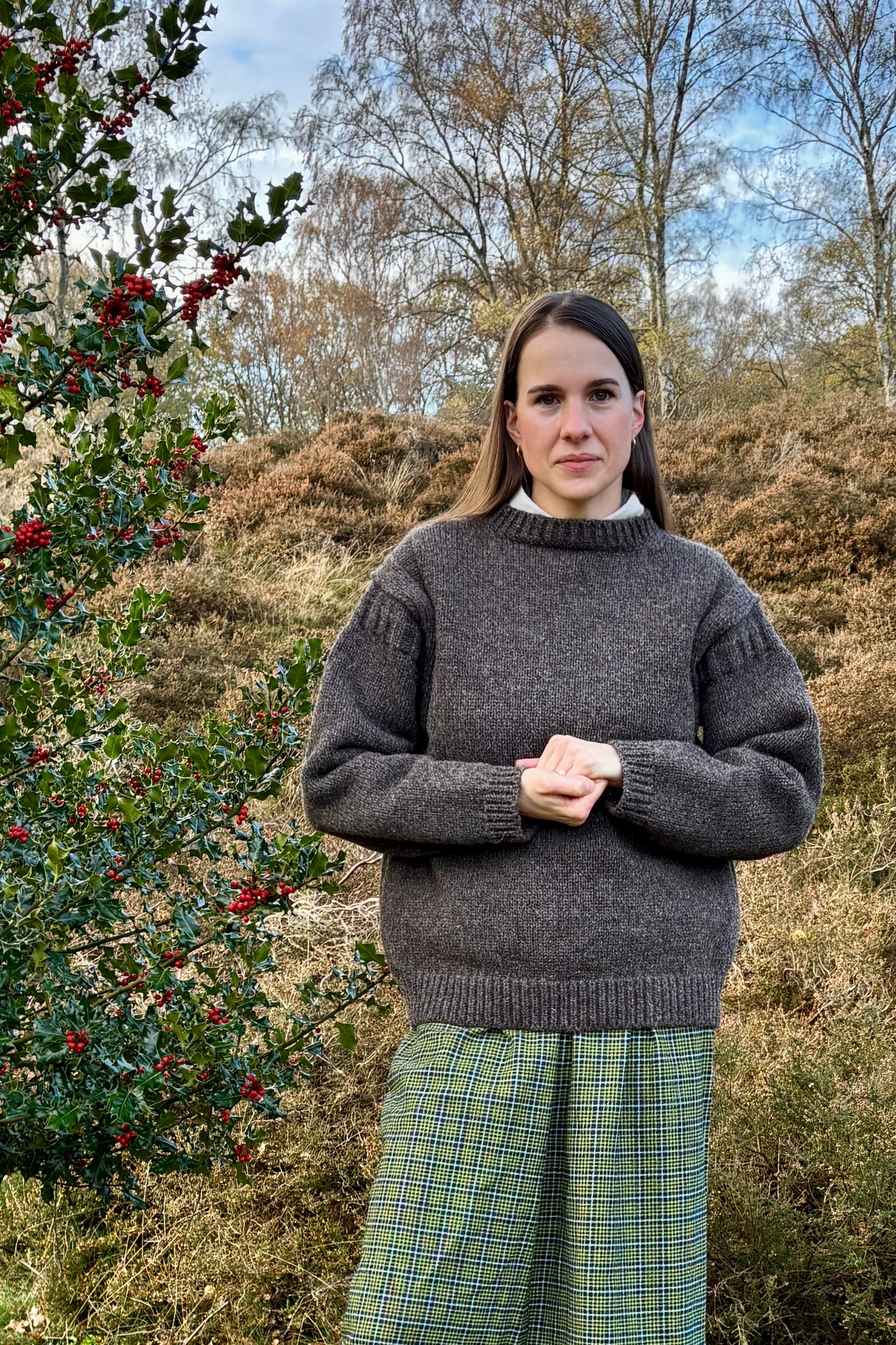 UNDYED BRITISH WOOL FISHERMAN’S JUMPER