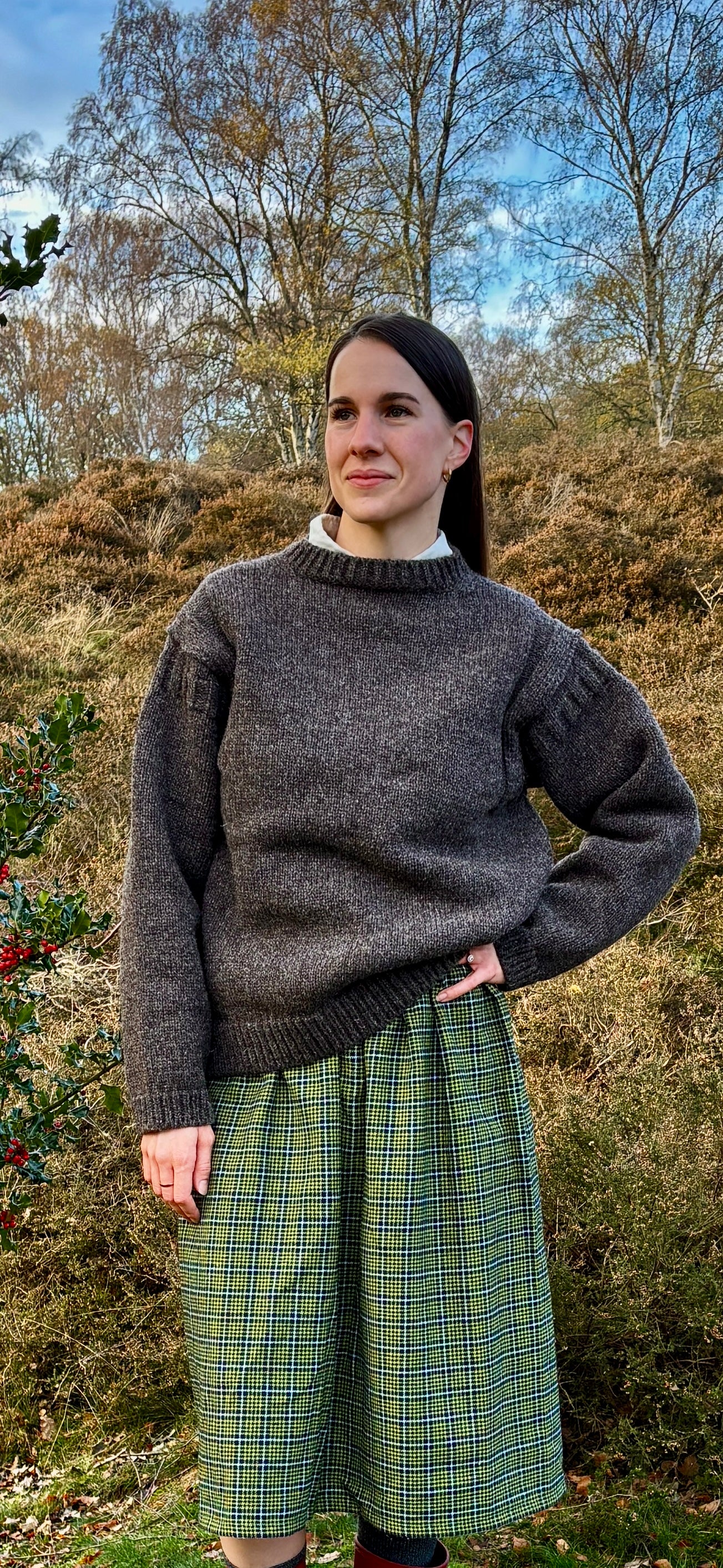 UNDYED BRITISH WOOL FISHERMAN’S JUMPER