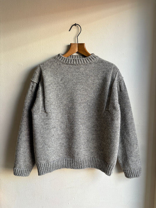 UNDYED BRITISH WOOL FISHERMAN’S JUMPER