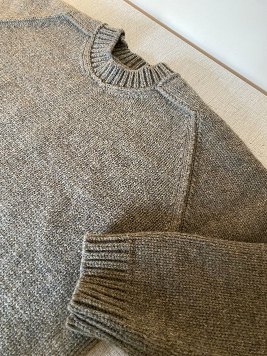 WOOL SADDLE SHOULDER JUMPER