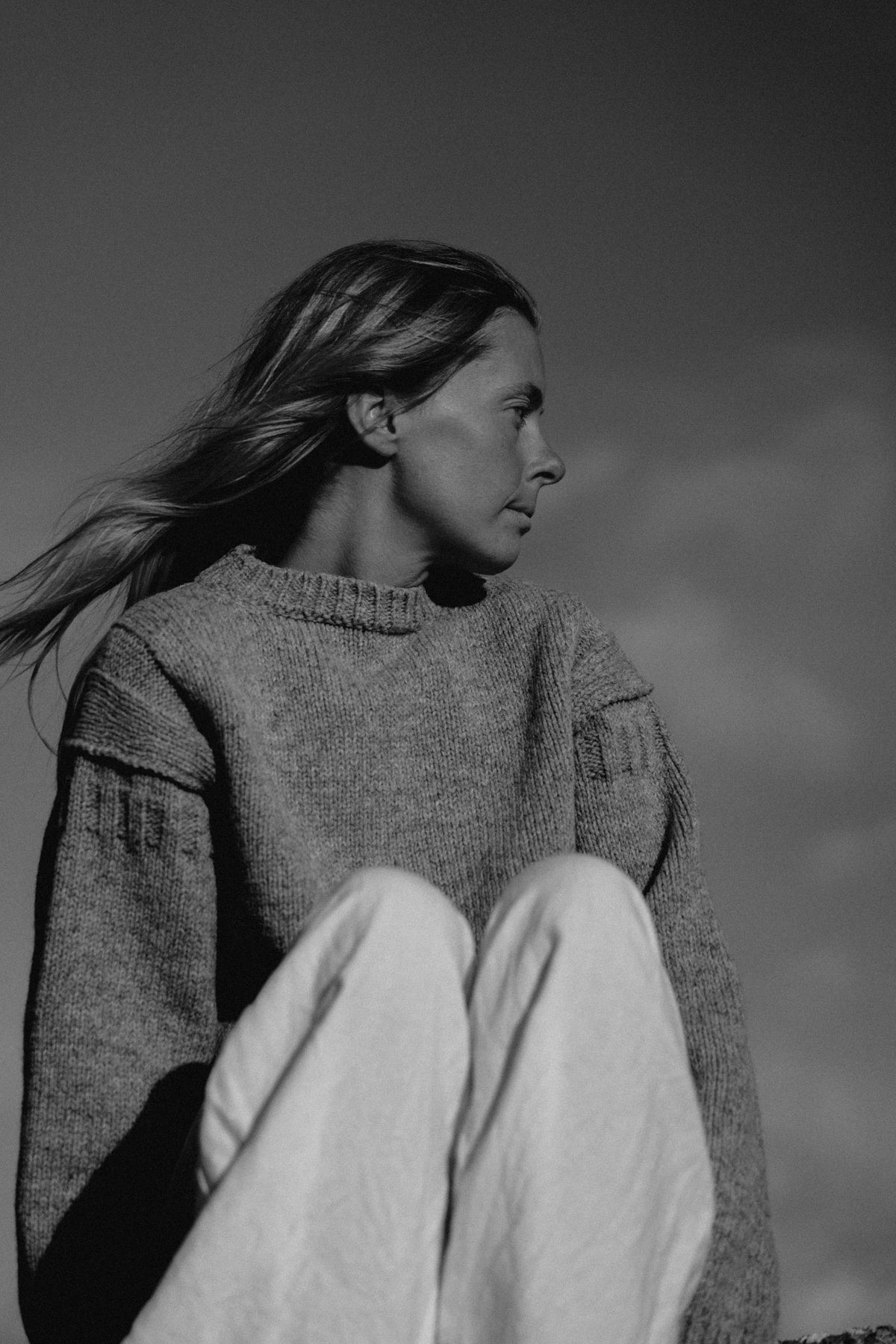 UNDYED BRITISH WOOL FISHERMAN’S JUMPER