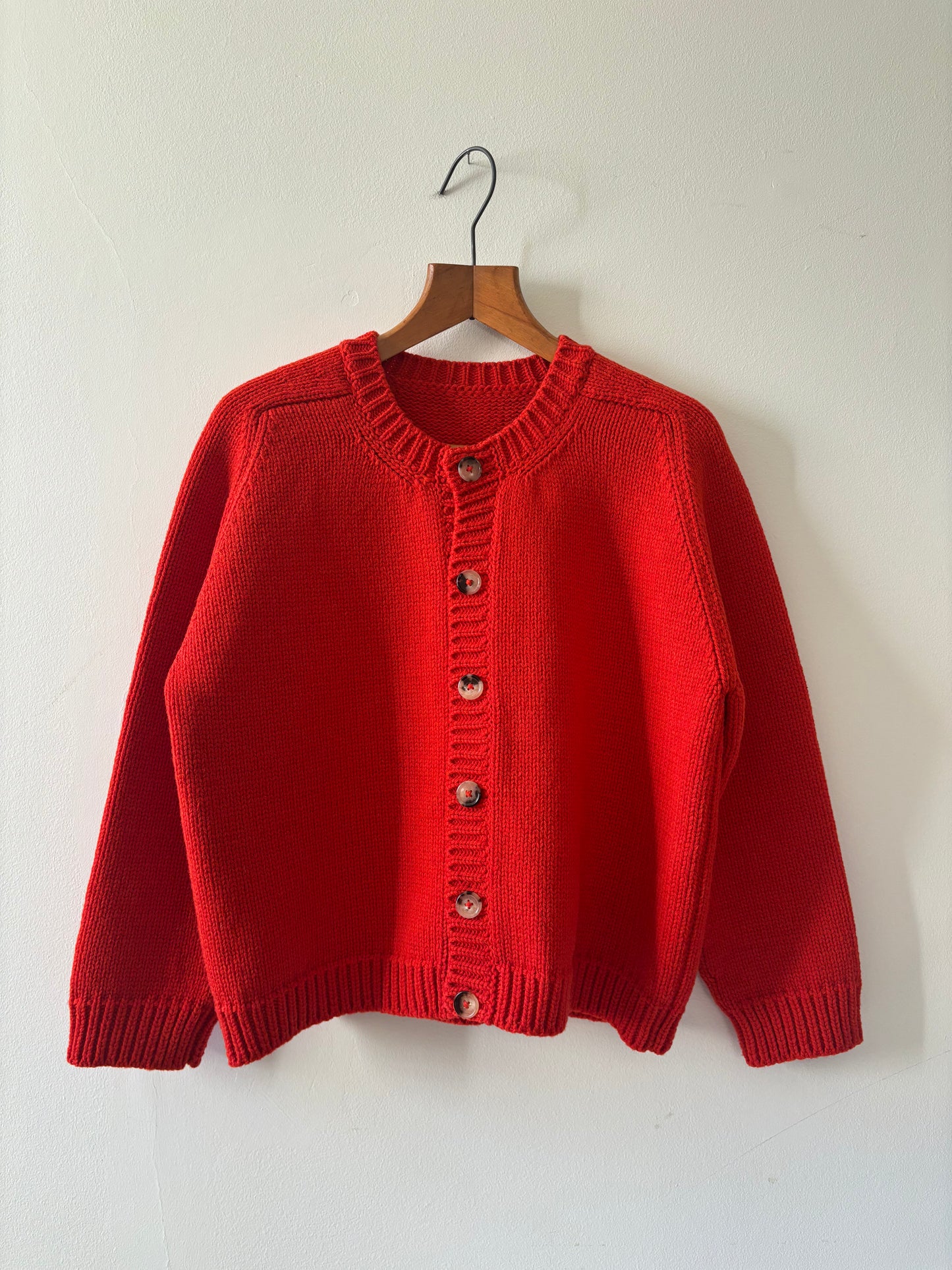 SADDLE SHOULDER CARDIGAN