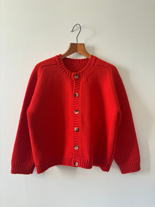SADDLE SHOULDER CARDIGAN